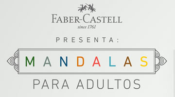 1947 presenta Mandalas para Adultos, primer trabajo para Faber-Castell Bolivia 