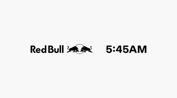 5:45AM comienza a trabajar con Red Bull