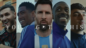 Adidas reúne a los GOAT del Fútbol Mundial, entre ellos Lionel Messi
