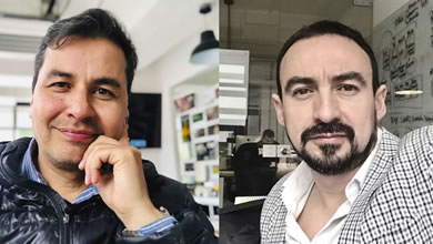 <p>Giovanni Martínez y Hugo Corredor, Vicepresidentes Creativos.</p>